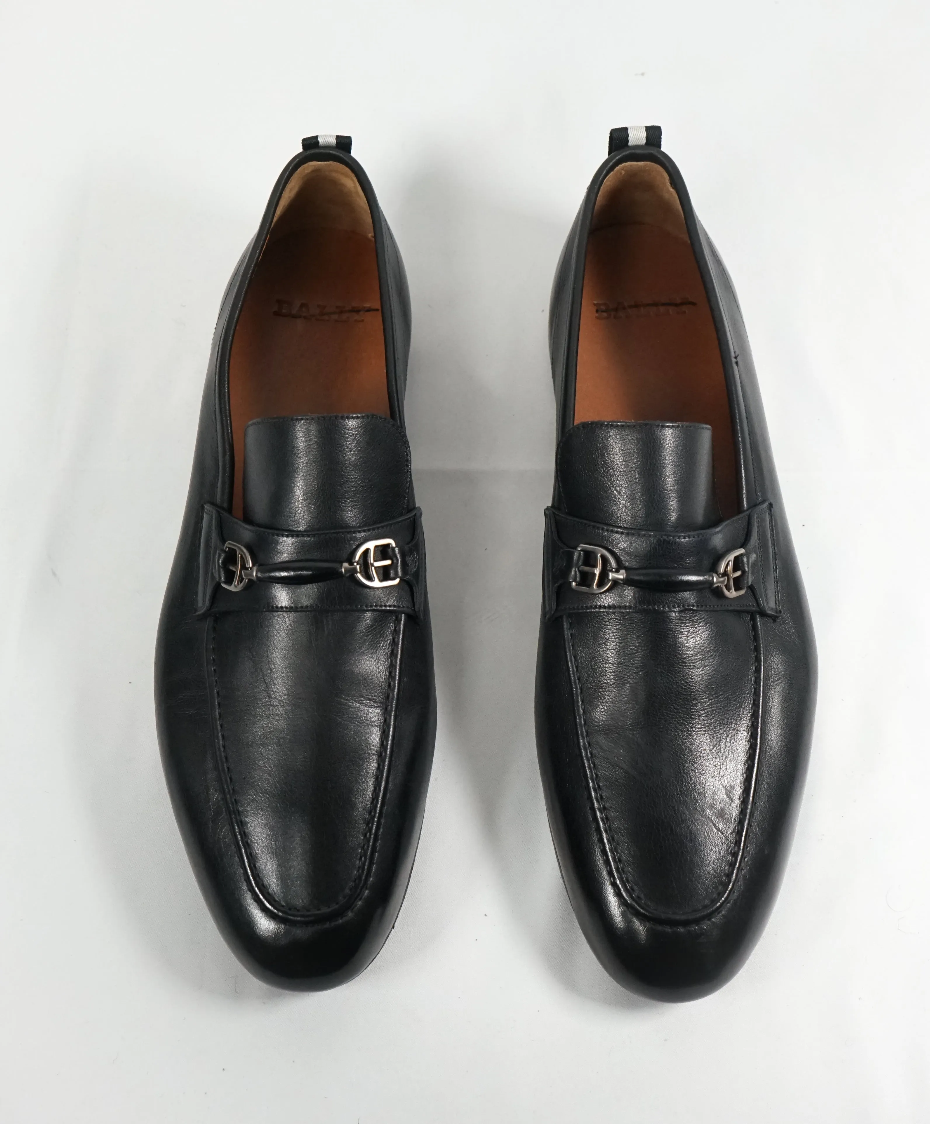 BALLY - “PLINTOR-30” Logo Bit W Logo Strap Slip On Venetian Loafers - 11