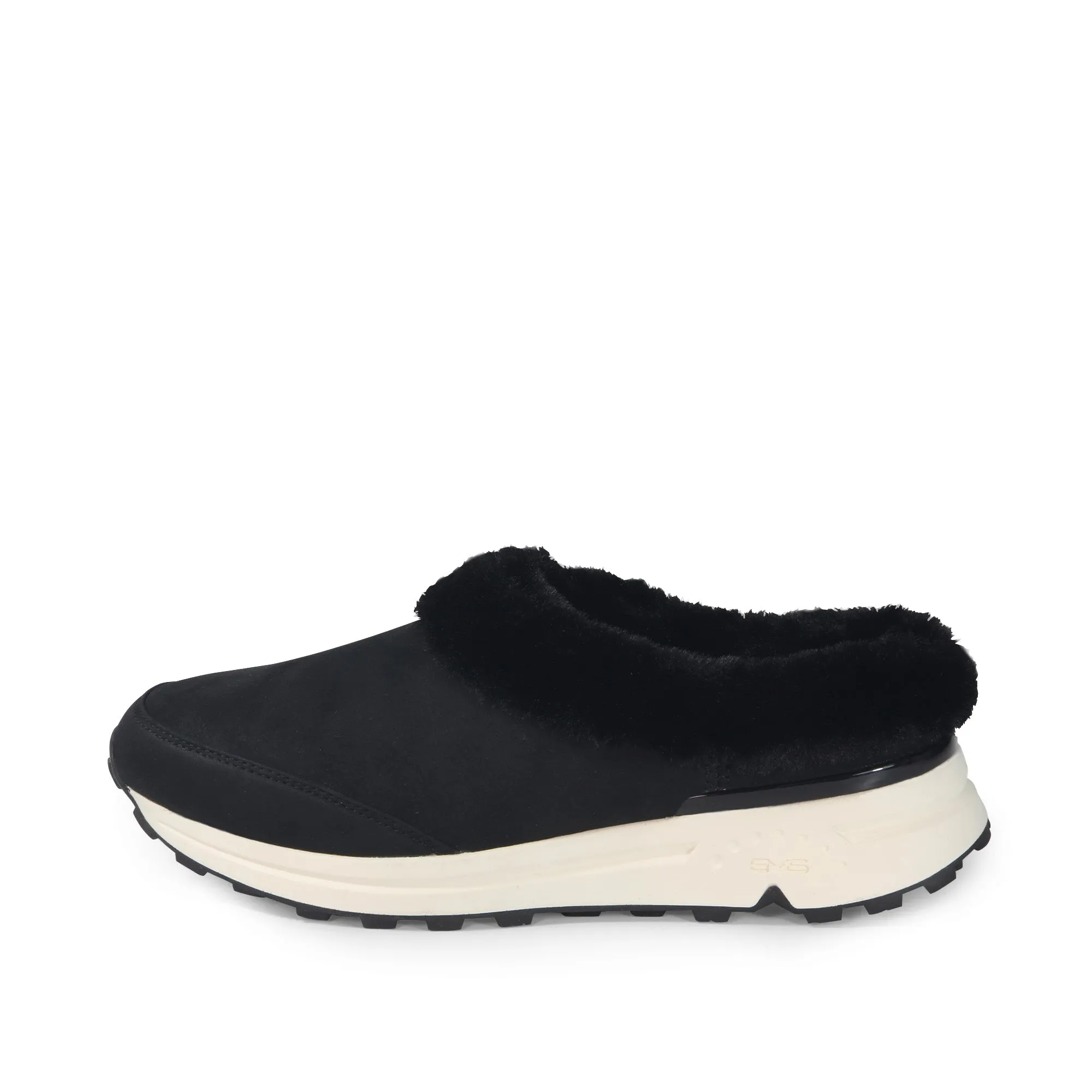 BMS Furry Slip-On Mules (Nero)