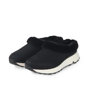 BMS Furry Slip-On Mules (Nero)