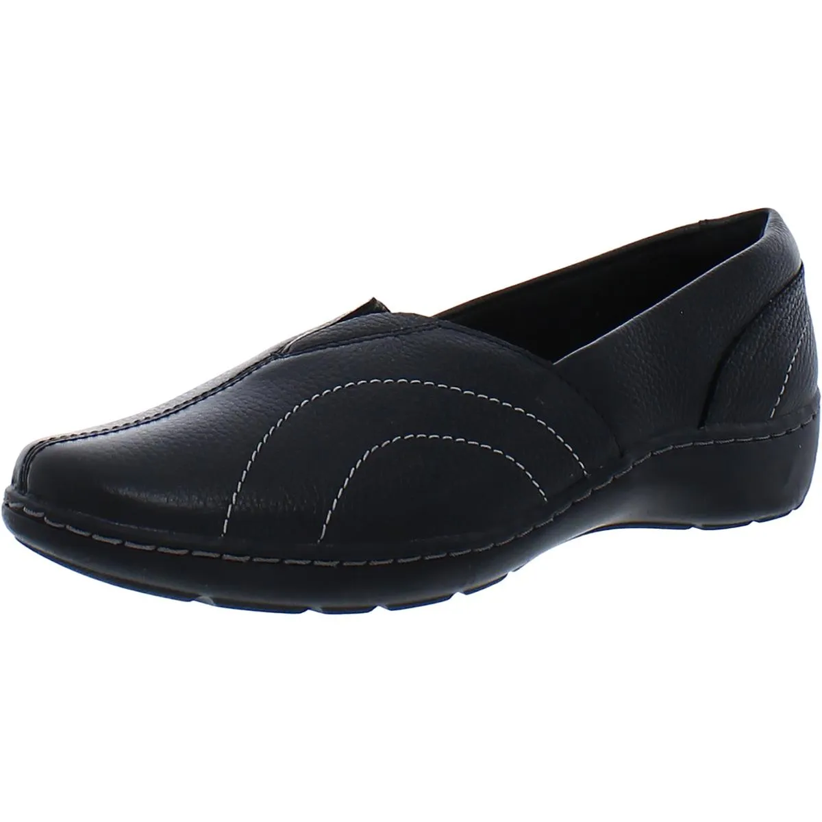 Clarks Womens Cora Meadow Comfort Insole Slip On Loafers
