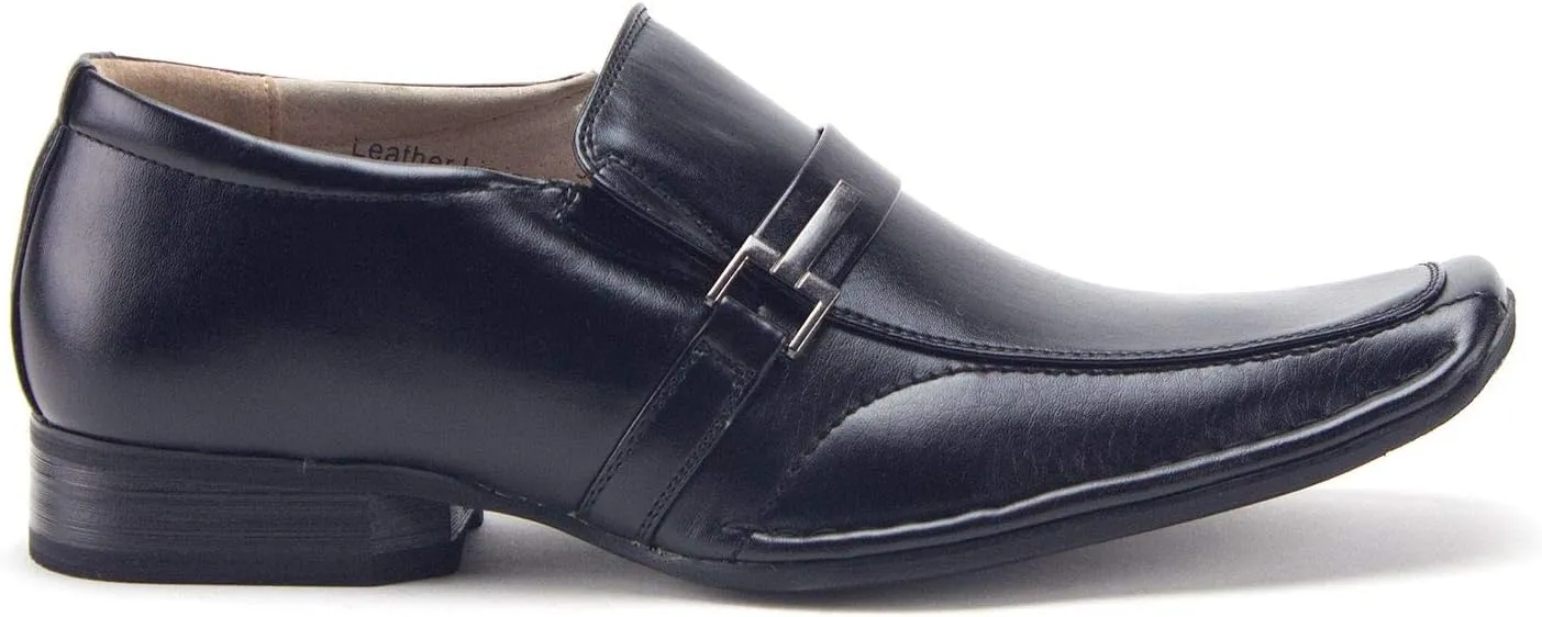 Men's 31192 Classic Square Toe Slip On Moccasin Loafers Dress Shoes