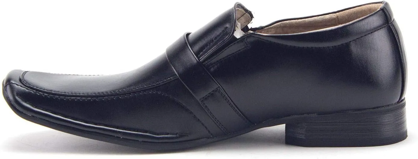 Men's 31192 Classic Square Toe Slip On Moccasin Loafers Dress Shoes