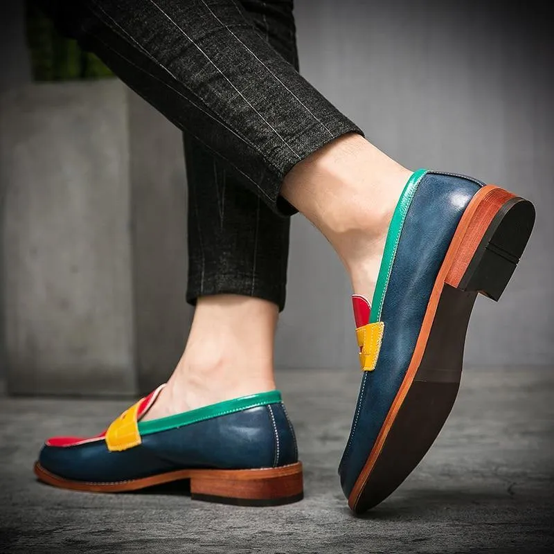 Men's Formal Slip On Faux Leather Loafers