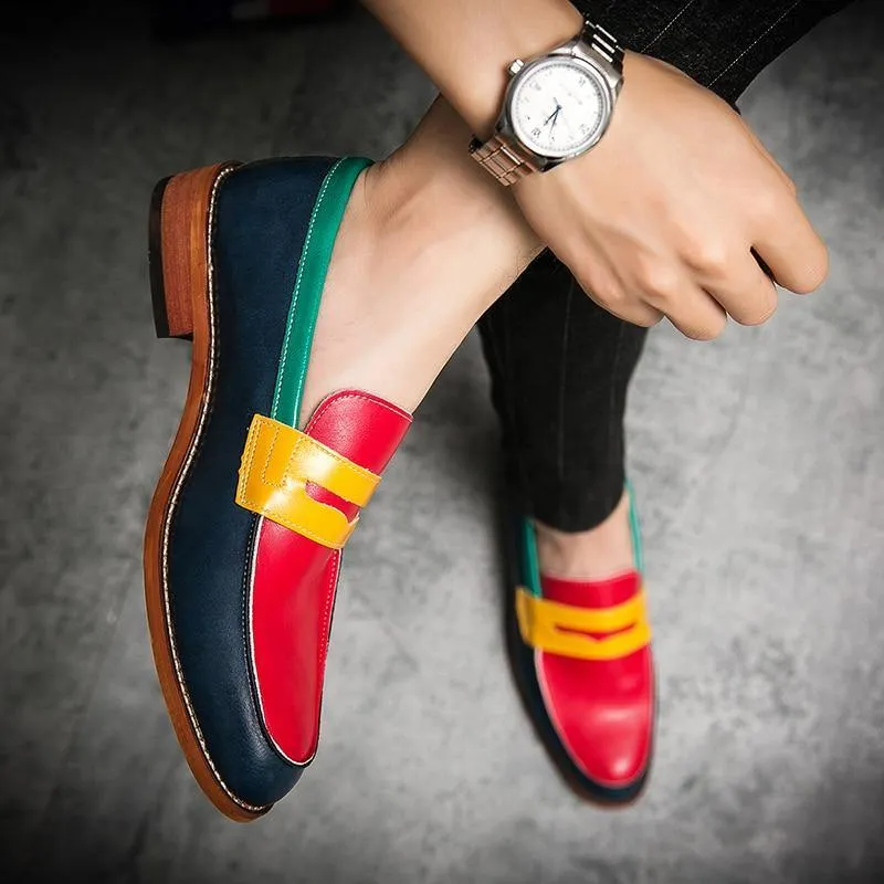 Men's Formal Slip On Faux Leather Loafers