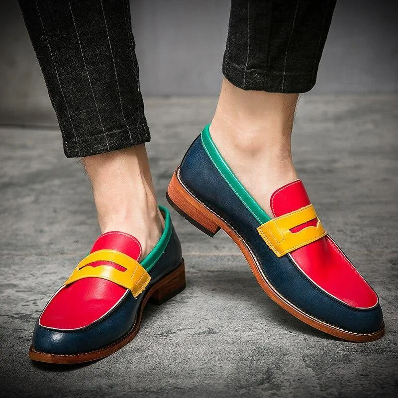 Men's Formal Slip On Faux Leather Loafers