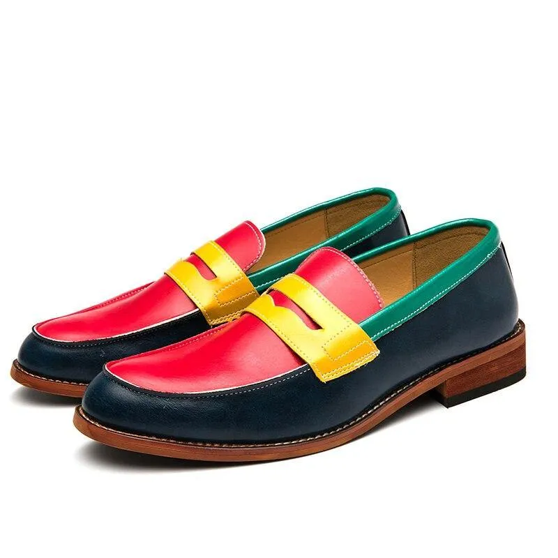 Men's Formal Slip On Faux Leather Loafers