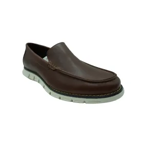 Nautica Men's Slip On Leather Dress Shoes Loafers Brown Size 9.5