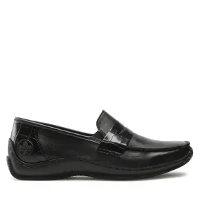 Rieker Women's Slip On Loafers- Black