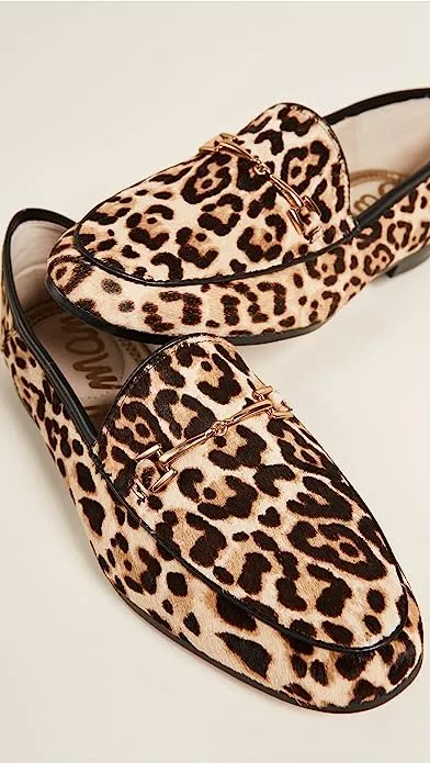 Sam Edelman Loraine San Leopard Slip On Classic Almond Toe Slip-on Loafers